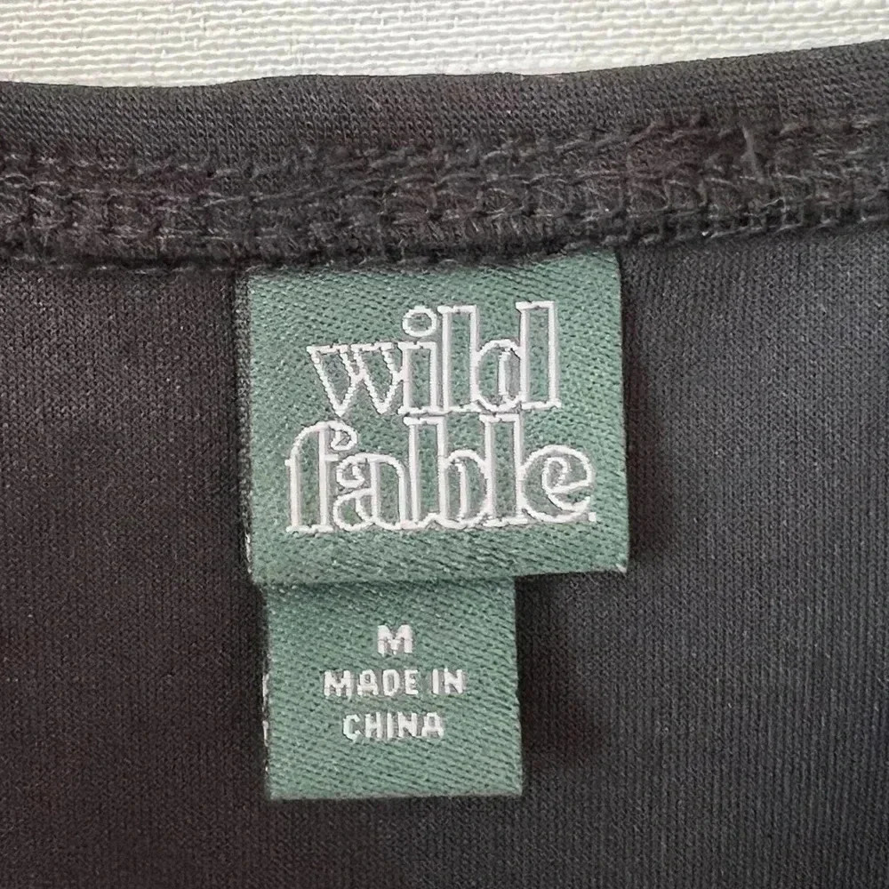Wild Fable Women's Sleeveless Corset Mini Knit Bodycon Dress Black - Picture 5 of 9